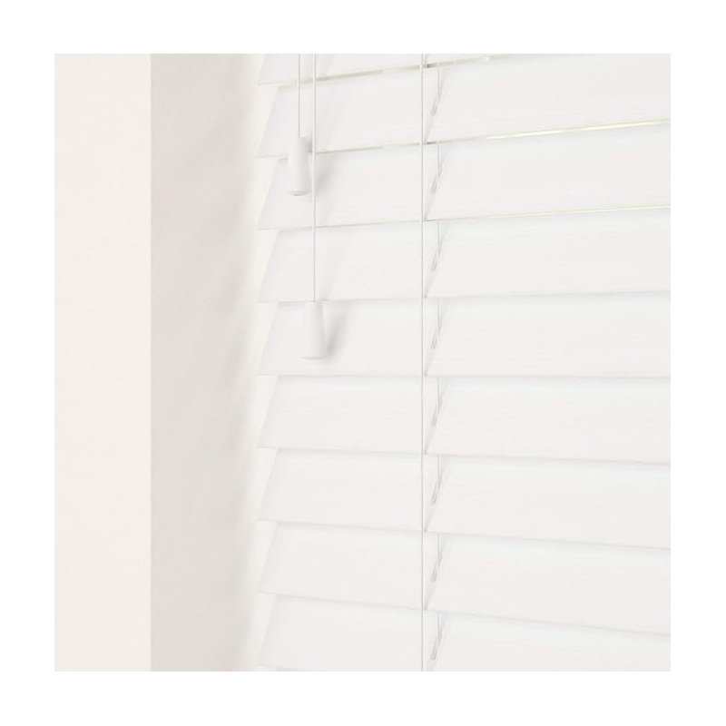 Room Darkening Venetian Blind, White, 210cmW x 120cmL