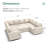 Niyona U-Shaped Modular Sofa Bed Convertible Sleeper Sectional-98143850
