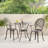 3Pc Cast Bistro Set W Ice Bucket