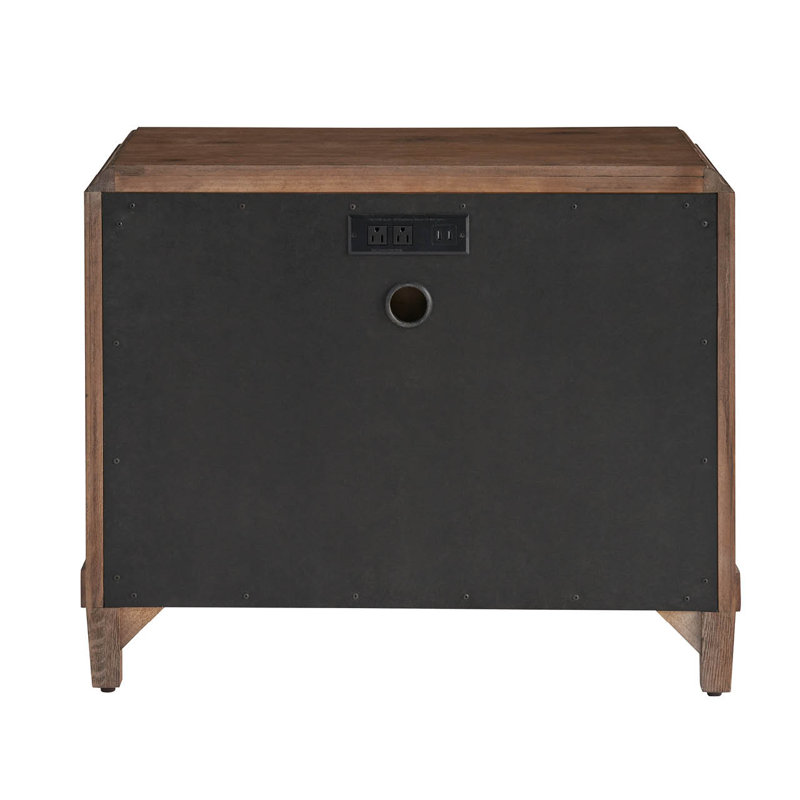 Griffith Park 2 - Drawer Nightstand, Brown