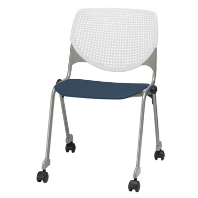 Chaise empilable en poly sans accoudoirs Kool