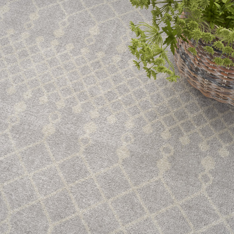 Tapis gris Athalla, Rond 4 pi