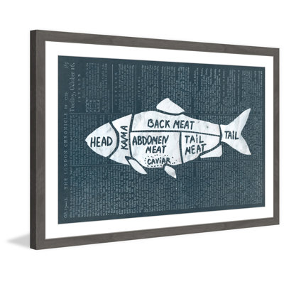 Fish Cuts by Eyre Tarney - Single Picture Frame Print