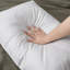 Ensemble de 2 oreillers moelleux de soutien en plumes d'oie grises et en duvet d'oie grise 233TC-124399657