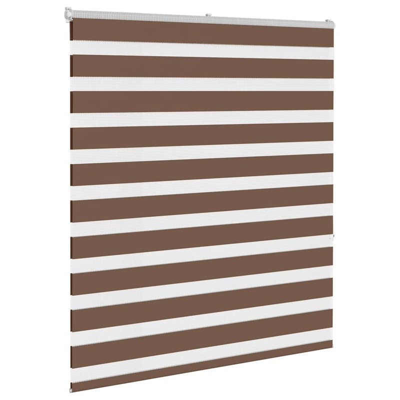 George Oliver Zebra Blind Polyester, 120cmW x 150cmL, Brown