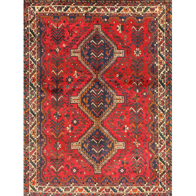 Tapis rouge / beige Southwestern