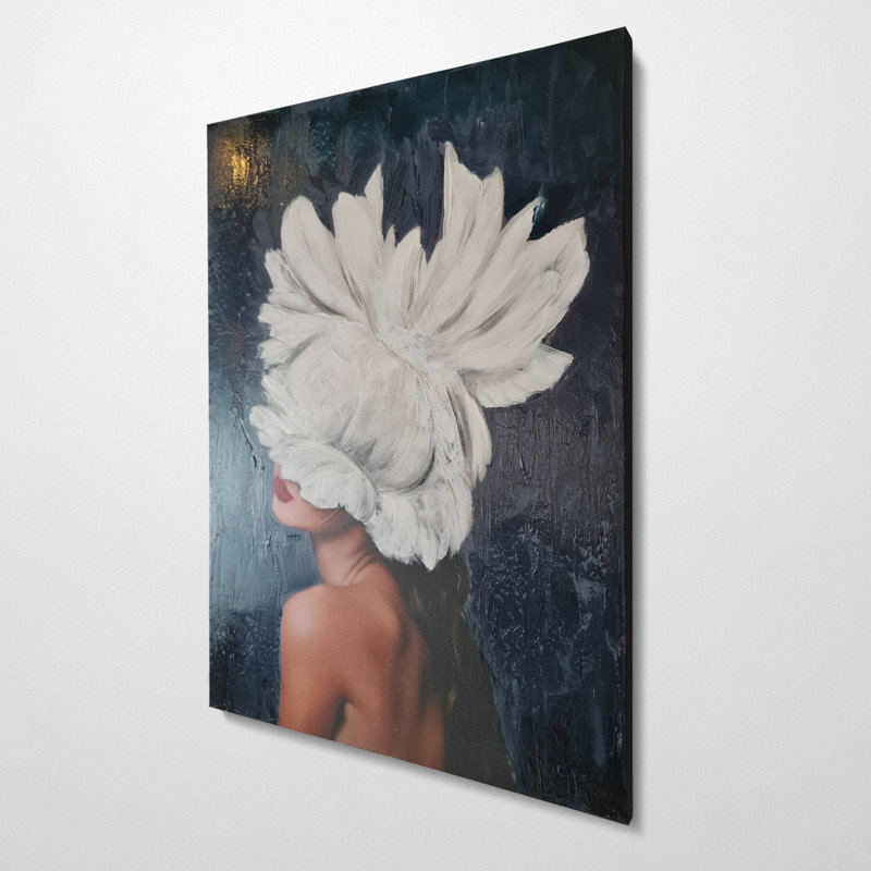 Elena - peinture sur toile tendue, L 20 po x H 20 po