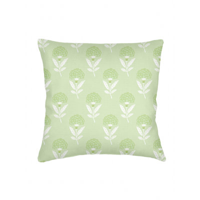 Housse de coussin en lin citronné vert royal 26 po x 26 po