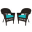Chaise de patio avec coussins Burrowes-26962522-21220049