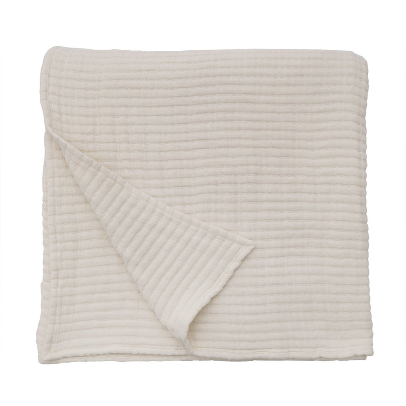 Vancouver Coverlet, King Coverlet/Bedspread, Cream