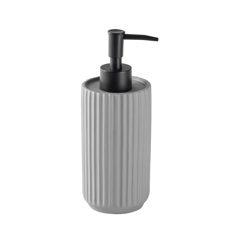 Concrete Soap Dispenser, Grey