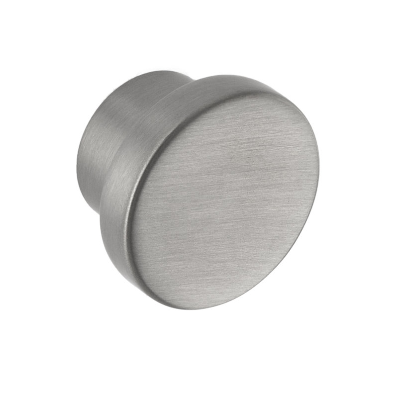 Ethan 1-1/4" Diameter Satin Nickel Round Cabinet Knob, Satin Nickel, 1 1/4"
