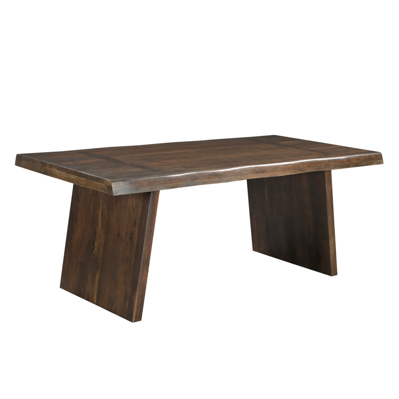 Chaliyah Acacia Solid Wood Dining Table, 38" W x 75" L