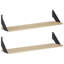 2 -Piece Steel Floating Shelf