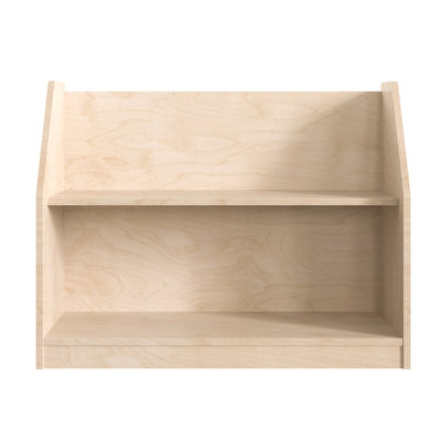 Bright Beginnings Commercial Grade Wooden Classroom 2 Tier Display Shelf Unit