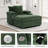 Modern Oversized Chair with Ottoman,Chenille Fabric Sofa Bed,Accent Chair Comfy Sofa with Cupholders and USB Charging Ports Chair for Living Room,Bedroom,Apartment-626503662