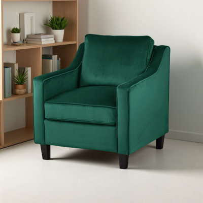 Fauteuil club en velours