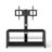 Wooden Storage TV Stand Black Tempered Glass Height Adjustable Universal Swivel Entertainment Center With Mount TV Stand,Black-2128532725