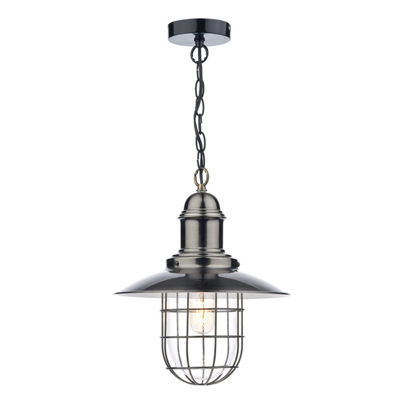 Daemon 1 - Light Lantern Pendant, Antique Chrome