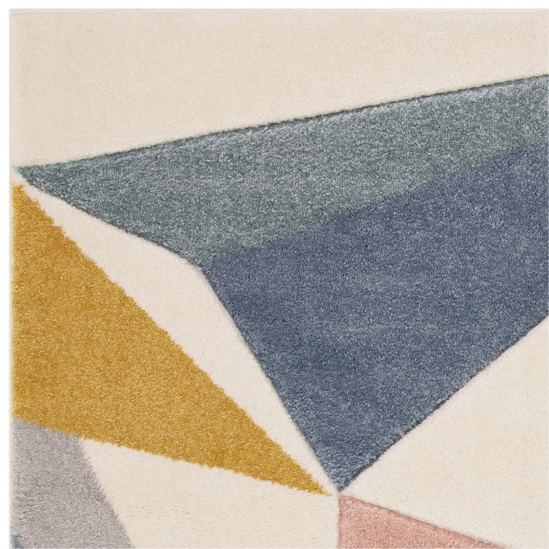 Kaleidoscope Machine Woven Pastel Area Rug, Rectangle 200 x 290cm