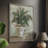 Impressionist Houseplant I Framed Print - Solid Wood-2090285207