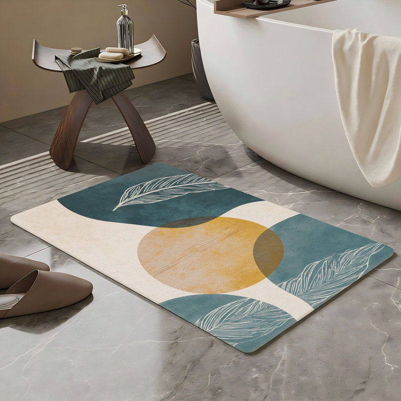 Tapis pour salle de bain Boho
