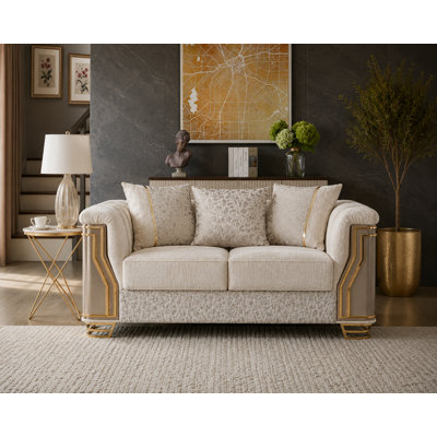 #8625 Chateau Loveseat In Beige