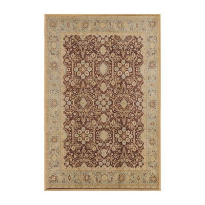 Tapis beige / brun Dzamhur
