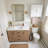 24 Inch Laundry Room Cabinet Wall Mounted, Wood Over The Toilet Storage Cabinet, Bathroom Organizer Cabinet with 2 Doors & Adjustable Shelves, Easy to Assemble for Kitchen, Garage - White-1293771997