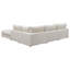 Canapé modulaire 5 pièces Dulcy Beige