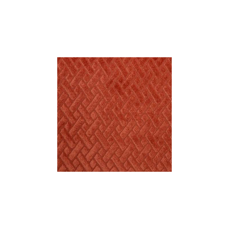 Tissu en velours Fairview, Mandarine