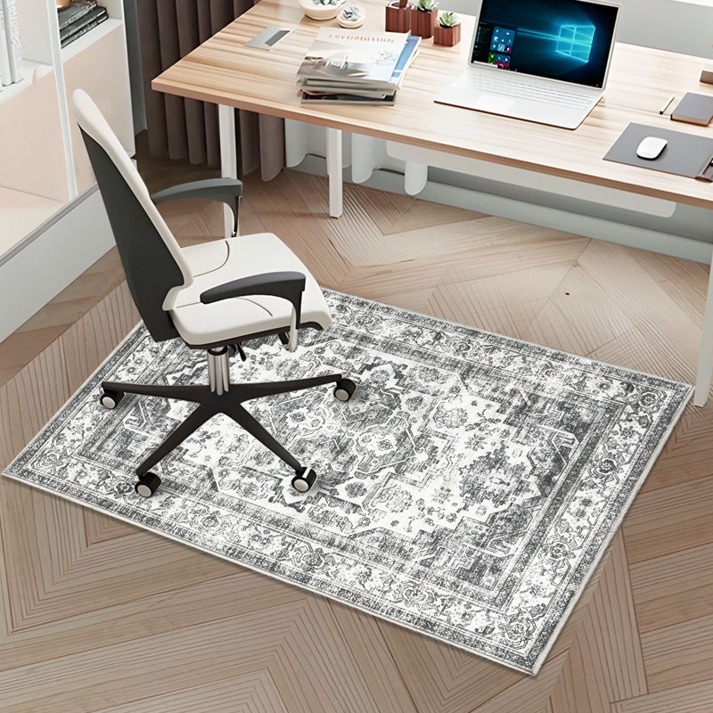 Office Chair Mat for Hardwood Floor, 47x59in Floor Mat for Offices Chair, Computer Chairs Mat for Floor Protection, Non-Slip Desk Chair Mats for Home Office, Mats for Under Desk Chairs, Easy to Clean