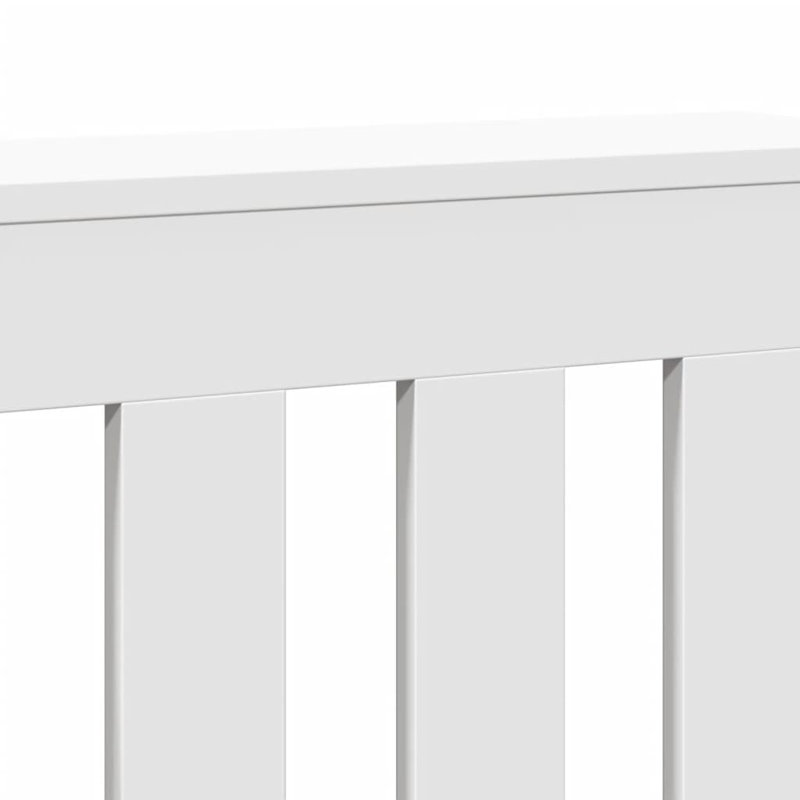 Extra Large Radiator Cover, White, 175 x 20 x 82 cm, Vertical Slats