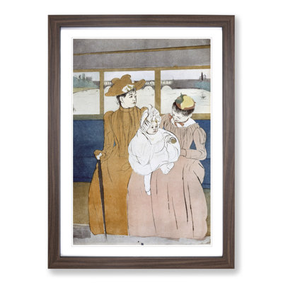 On the River by Mary Cassatt - Picture Frame Painting