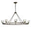 Gatsby 8 - Light Unique Wagon Wheel Chandelier with Crystal Accents-66049718