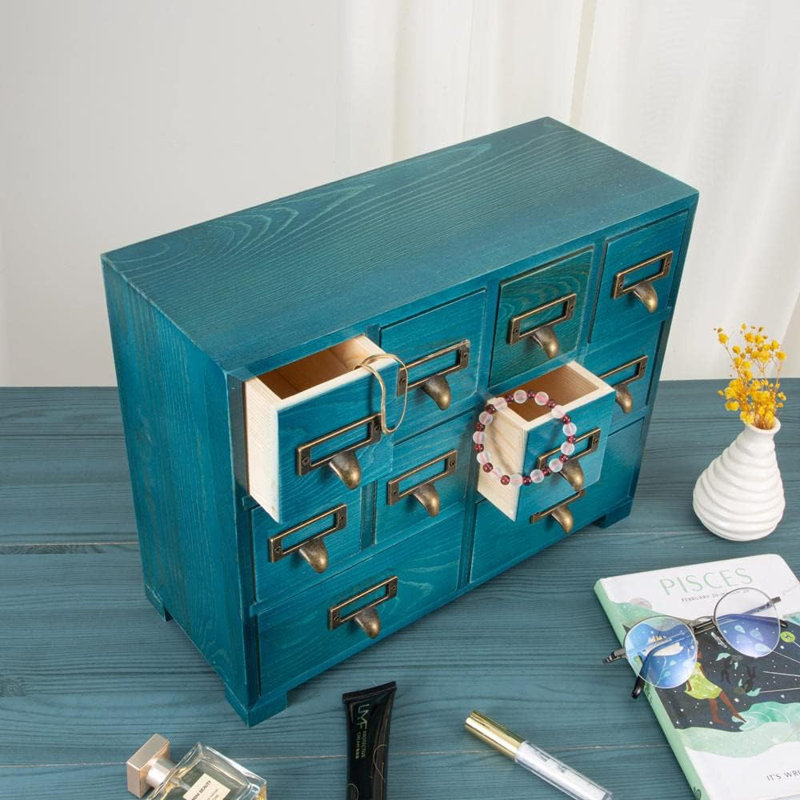 Cabinet d'apothicaire chinois en bois avec ...