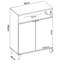 Leal 80cm Sideboard