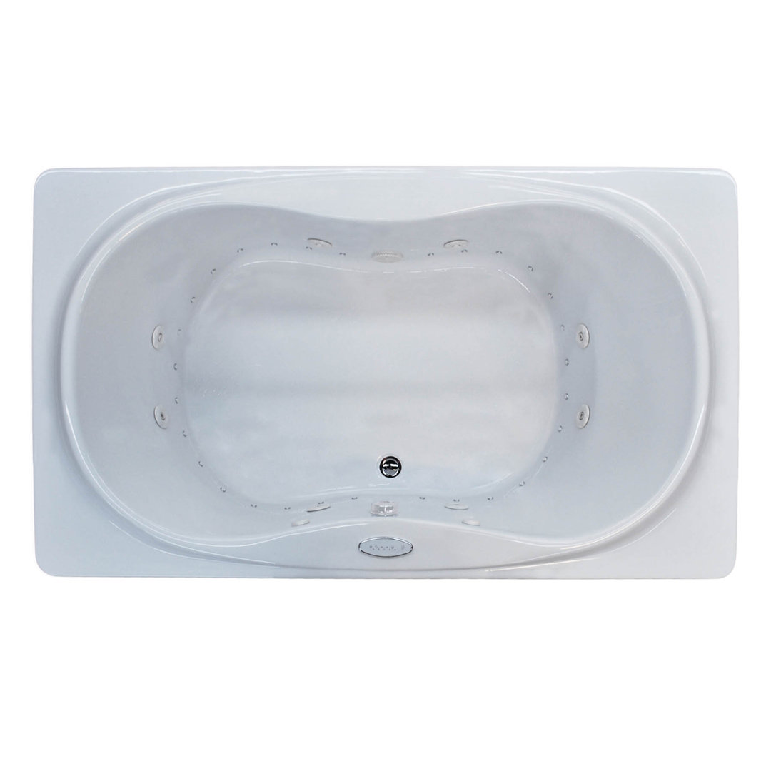 Cayman 71.38'' x 41.5'' Drop-In Acrylic Bathtub Spa Escapes