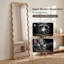 Miroir décoratif ondulé en bois d'hévéa massif-860456088-860456094-1006661089