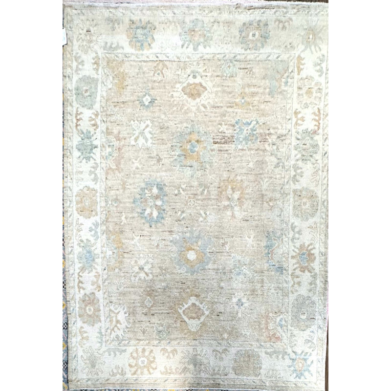 Alys: The Modern Oushak One-of-a-Kind 7'10" X 9'9" Hand Knotted Area Rug