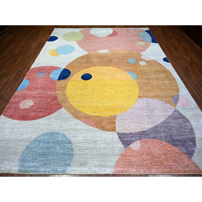 Tapis unique en laine nouvel âge 9 pi x 12 pi Ungar Ungar