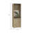 Light Oak 5-Bottle 2-Shelf Bar Cabinet