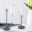 2 Pieces Iron Tabletop Candlestick
