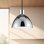 Luminaire suspendu simple à DEL 1 lumière Chroma