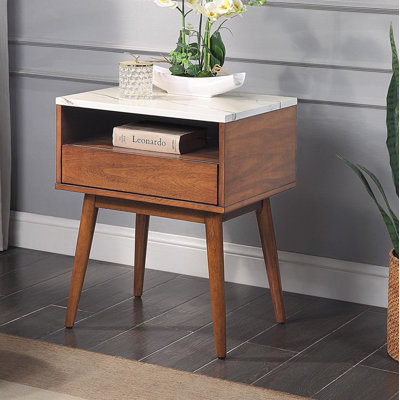 Table de bout avec rangement Ameina