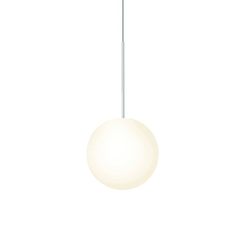 Luminaire suspendu sphère Bola, Chrome, H 24,4 po x l 12 po x P 12 po