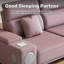 Upholstered 43.69 " Fabric Power Reclining Sectional