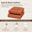 Outdoor 4"Deep Seat Cushion Set With Olefin Fabric (Cushions Only)-740272719-740272723