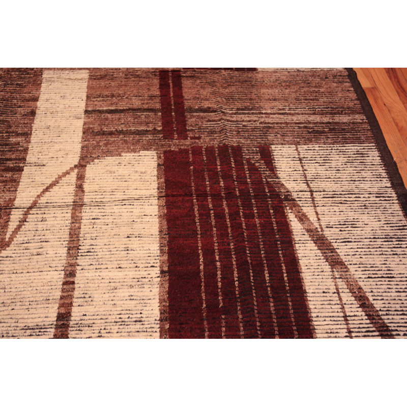 Nazmiyal Collection Large Modern Tribal Geometric Rug 12ft 8in X 15ft 4in