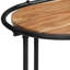 4-3 110cm Solid Wood Top Console Table-106215993